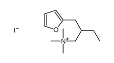 2-(furan-2-ylmethyl)butyl-trimethylazanium,iodide Structure