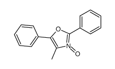 4-Methyl-2,5-diphenyloxazole N-oxide Structure