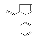 1-(4-碘苯基)-1H-吡咯-2-甲醛结构式