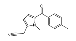 2-[1-methyl-5-(4-methylbenzoyl)pyrrol-2-yl]acetonitrile结构式