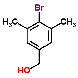 (4-溴-3,5-二甲基苯基)甲醇结构式