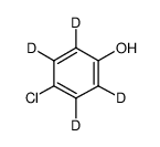 4-氯苯酚-D4结构式