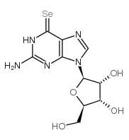 Guanosine, 6-seleno-结构式