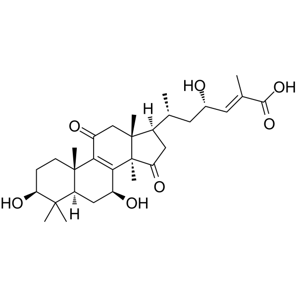 Ganoderic acid ε structure