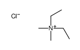 diethyl(dimethyl)azanium,chloride Structure