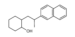 2-(2-Naphthyl-(2)-propyl)-cyclohexanol结构式