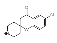 6-氯螺[色满-2,4'-哌啶]-4-酮盐酸盐结构式