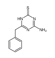 4-amino-6-benzyl-1H-[1,3,5]triazine-2-thione Structure