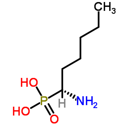 (R)-(1-aminohexyl)phosphonic acid Structure