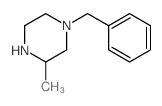 1-苄基-3-甲基哌嗪结构式