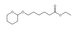 ethyl 6-(tetrahydropyranyloxy)hexanoate结构式