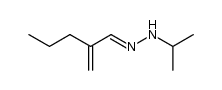 2-Propyl-2-propenal isopropyl hydrazone结构式
