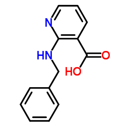 2-(苄基氨基)烟酸结构式