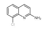 8-氯喹啉-2-胺结构式
