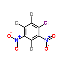 2,4-二硝基氯苯-D3结构式