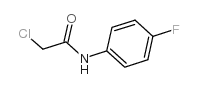 2-氯-N-(4-氟苯基)乙酰胺结构式