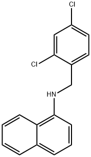 N-(2,4-Dichlorobenzyl)-1-naphthalenamine Structure