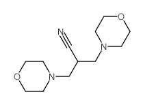 4-Morpholinepropanenitrile,a-(4-morpholinylmethyl)-结构式