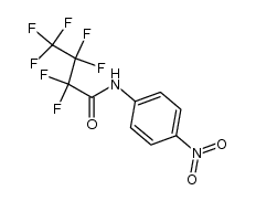 heptafluoro-butyric acid-(4-nitro-anilide) Structure