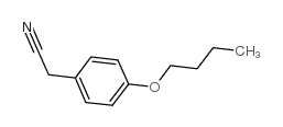 4-丁氧基苯乙腈结构式