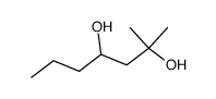 2-methyl-heptane-2,4-diol结构式