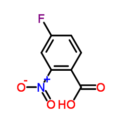 4-Fluoro-2-nitrobenzoic acid Structure