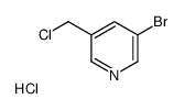 3-BROMO-5-(CHLOROMETHYL)PYRIDINE HYDROCHLORIDE Structure