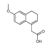 2-(6-甲氧基-3,4-二氢萘-1-基)乙酸结构式