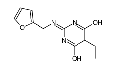 5-ethyl-2-(furan-2-ylmethylamino)-1H-pyrimidine-4,6-dione Structure