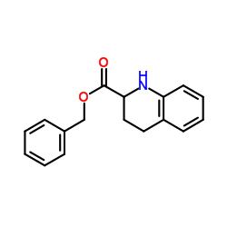 1,2,3,4-四氢喹啉-2-甲酸苄酯结构式
