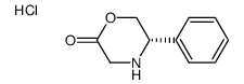 (S)-5-苯基-2-吗啉酮盐酸盐结构式
