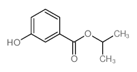 Benzoic acid, 3-hydroxy-, 1-Methylethyl ester Structure