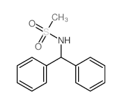 Methanesulfonamide,N-(diphenylmethyl)-结构式