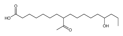 8-acetyl-14-hydroxyheptadecanoic acid Structure