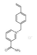 1-[(4-ethenylphenyl)methyl]pyridine-5-carboxamide Structure