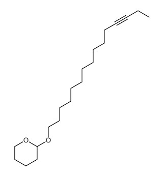 2-(12-Pentadecynyloxy)tetrahydro-2H-pyran结构式