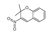 2,2-Dimethyl-3-nitro-2H-1-benzopyran结构式