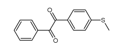 1-(4-methylsulfanylphenyl)-2-phenyl-1,2-ethanedione结构式