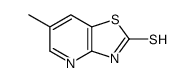 2-疏基-6-甲基噻唑并[4,5-b]吡啶结构式