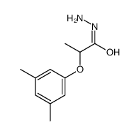 2-(3,5-二甲基苯氧基)丙酸肼结构式