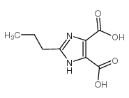 2-Propyl-1H-Imidazole-4,5-Dicarboxylic Acid Structure
