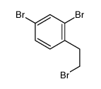 1-(2-bromoethyl)-2,4-dibromobenzene Structure