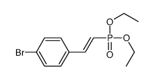 1-bromo-4-(2-diethoxyphosphorylethenyl)benzene Structure