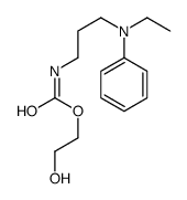 2-hydroxyethyl N-[3-(N-ethylanilino)propyl]carbamate Structure