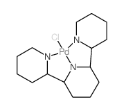 Palladium(1+), chloro(2,2:6,2-terpyridine-N,N,N)-, chloride, (SP-4-2)- Structure