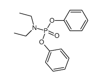diethyl-amidophosphoric acid diphenyl ester结构式