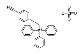 (4-cyanophenyl)methyl-triphenylphosphanium,perchlorate Structure