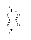 (Z)-3-Dimethylamino-2-(dimethylaminomethyl)acrylsaeure-methylester结构式