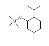 trimethyl[5-methyl-2-(1-methylethyl)cyclohexyloxy]silane结构式
