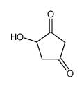 4-Hydroxy-cyclopentan-1,3-dion结构式